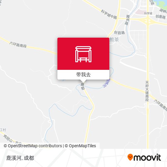 鹿溪河地图