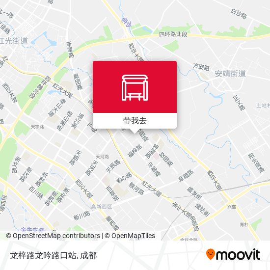 龙梓路龙吟路口站地图