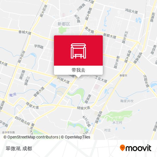 翠微湖地图
