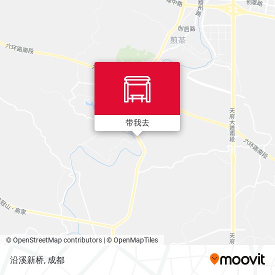 沿溪新桥地图