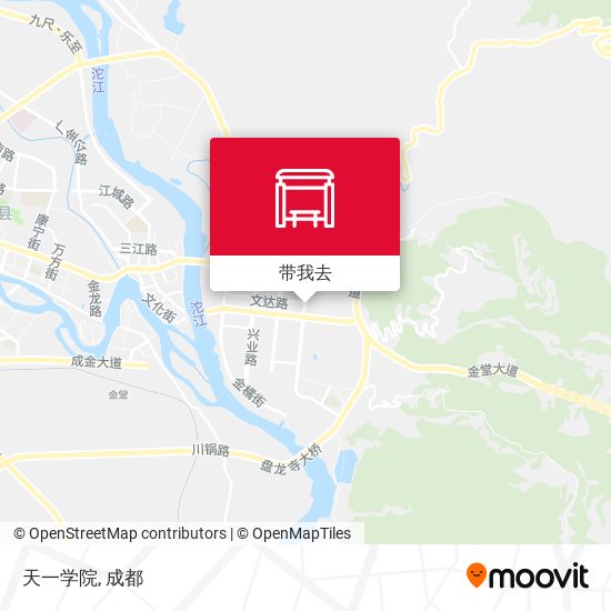 天一学院地图