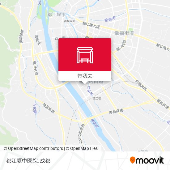 都江堰中医院地图