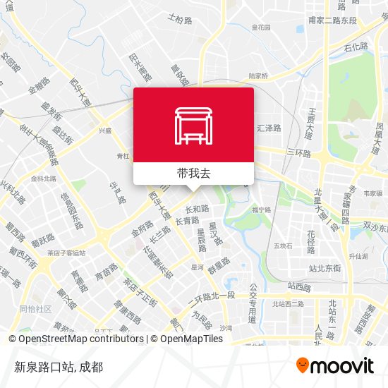 新泉路口站地图