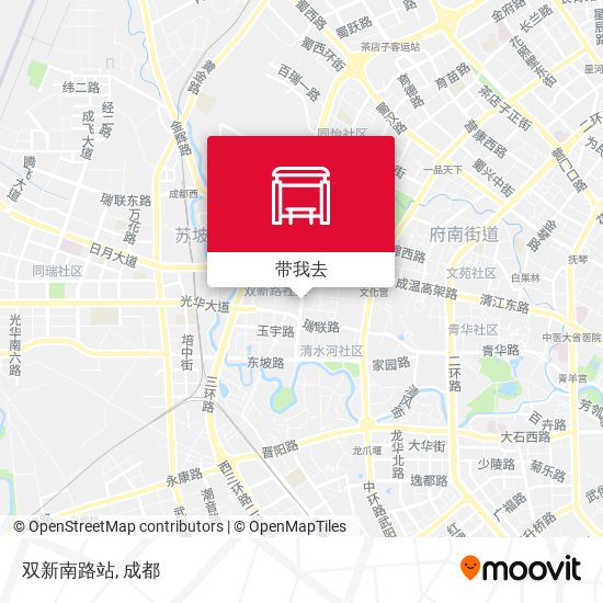 双新南路站地图