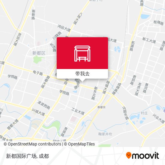 新都国际广场地图
