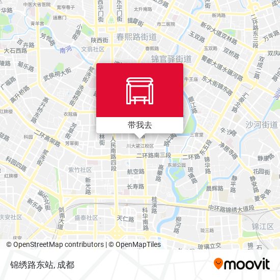 锦绣路东站地图