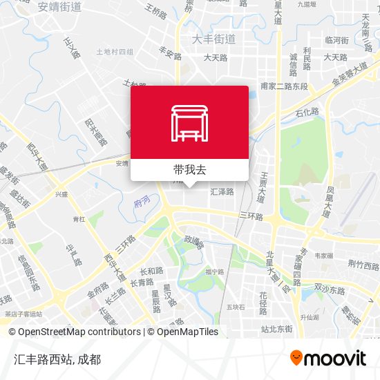 汇丰路西站地图