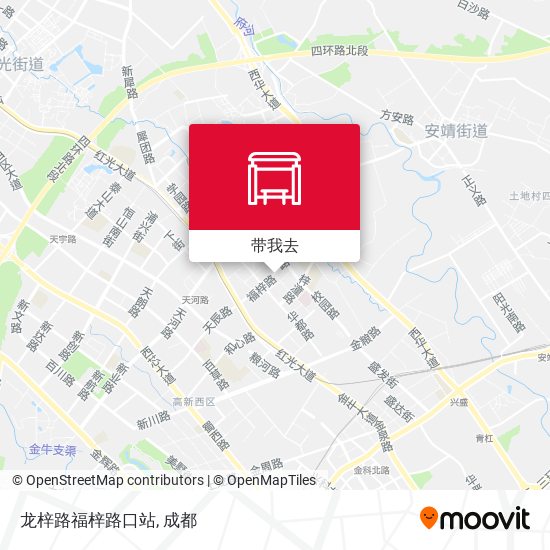 龙梓路福梓路口站地图