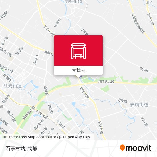 石亭村站地图
