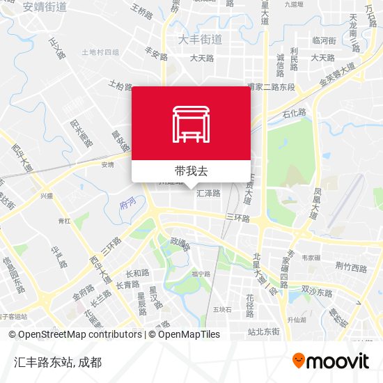 汇丰路东站地图