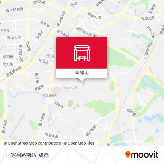 严家祠路南站地图