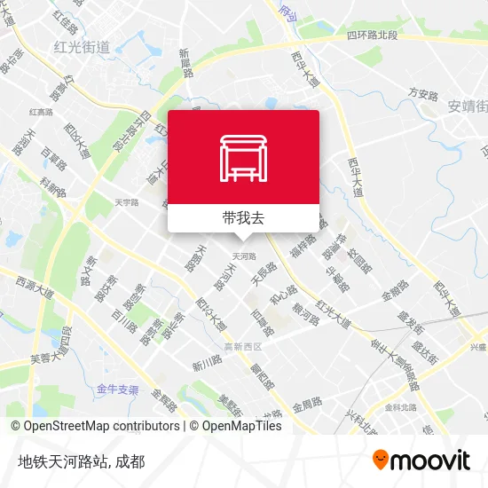 地铁天河路站地图