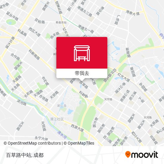 百草路中站地图