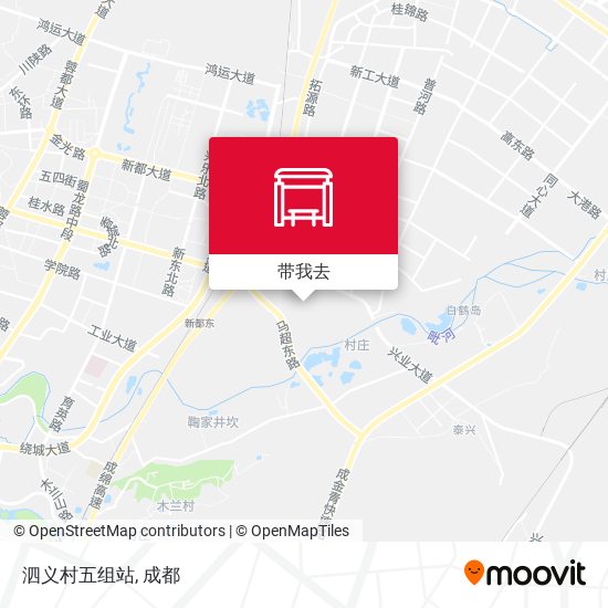 泗义村五组站地图