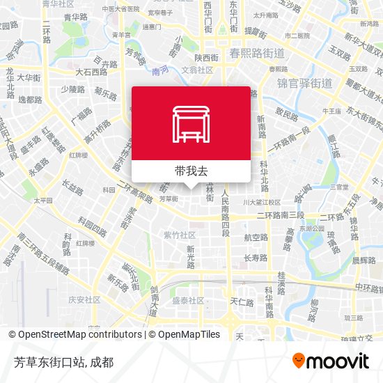 芳草东街口站地图