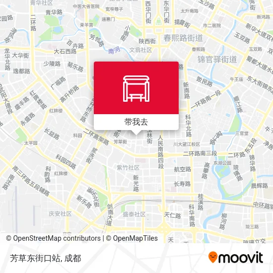 芳草东街口站地图