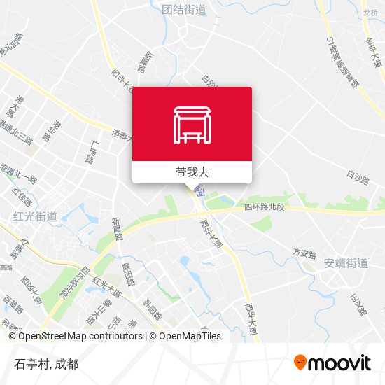 石亭村地图