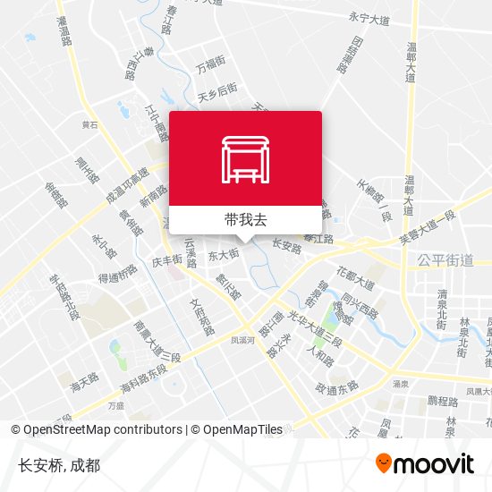 长安桥地图
