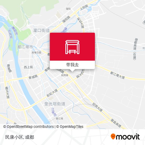 民康小区地图