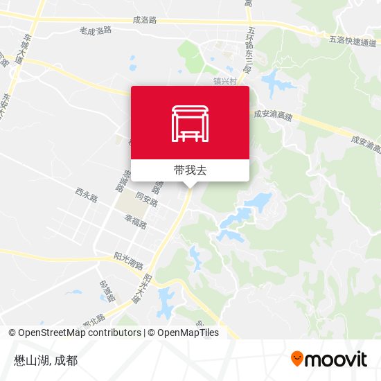 懋山湖地图
