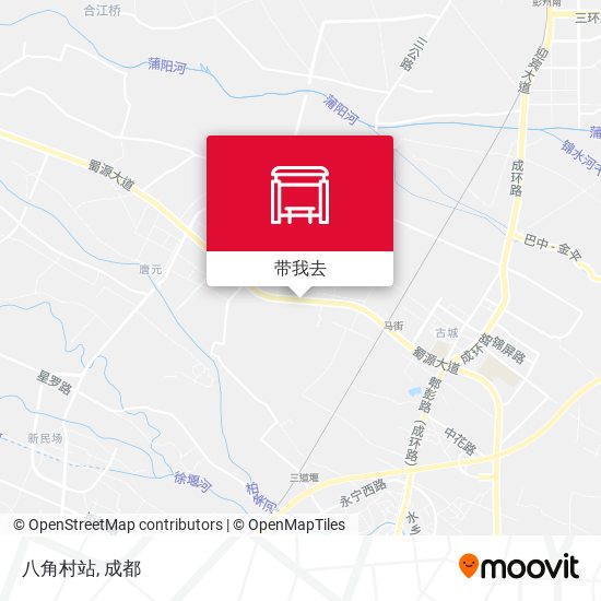 八角村站地图