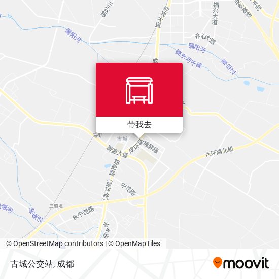 古城公交站地图
