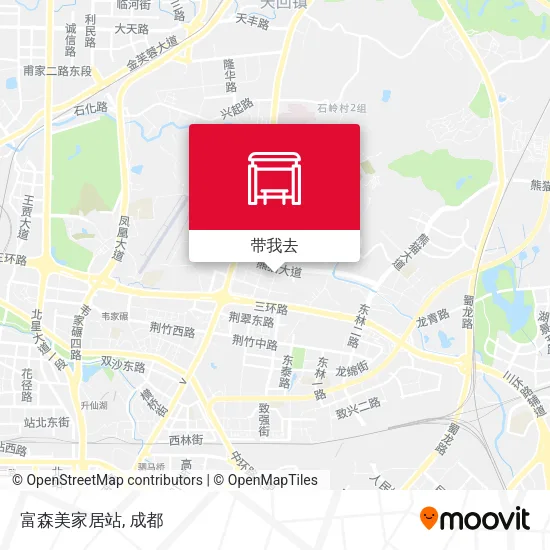 富森美家居站地图