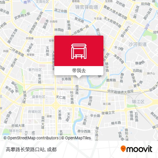 高攀路长荣路口站地图