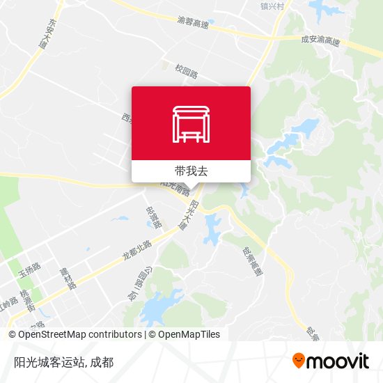 阳光城客运站地图