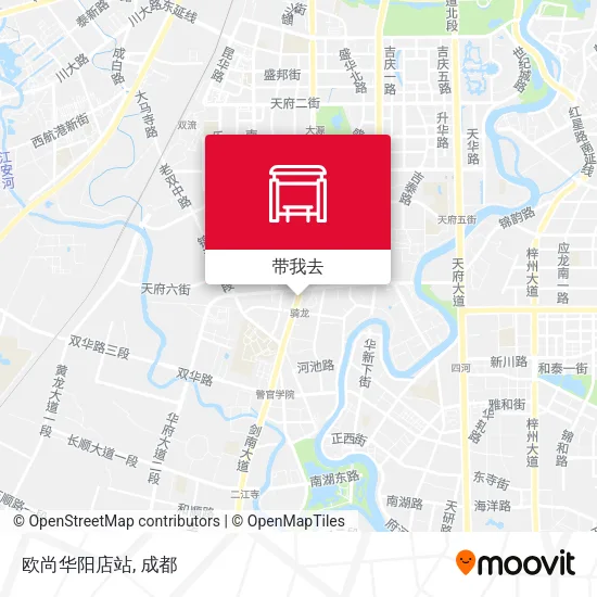 欧尚华阳店站地图