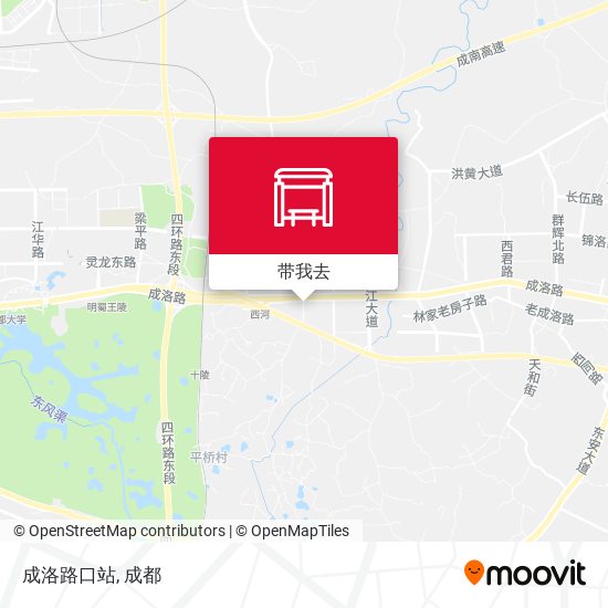 成洛路口站地图