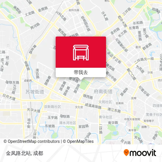 金凤路北站地图