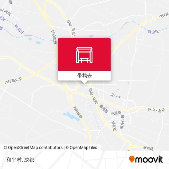 和平村地图