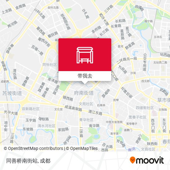 同善桥南街站地图