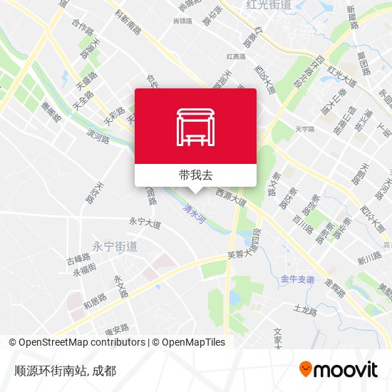 顺源环街南站地图