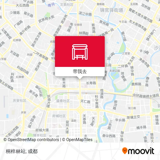 桐梓林站地图