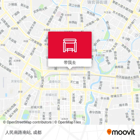 人民南路南站地图