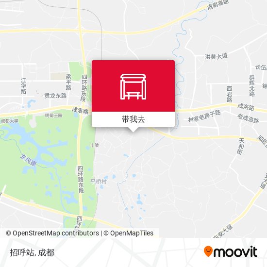 招呼站地图