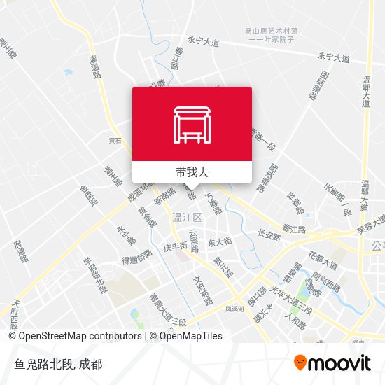 鱼凫路北段地图