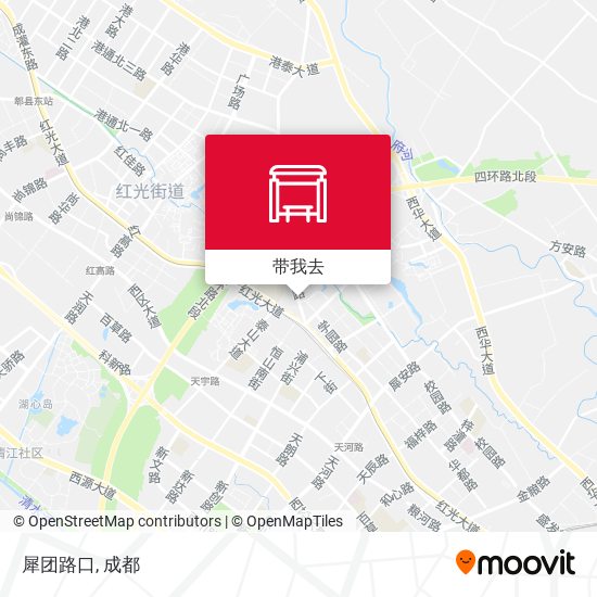 犀团路口地图