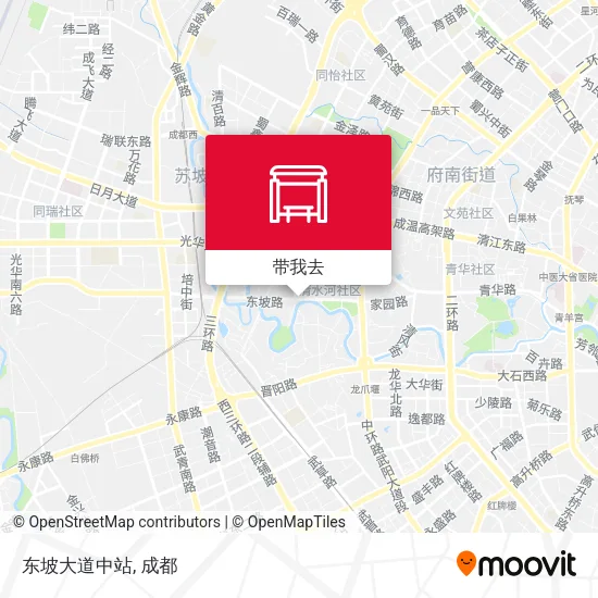 东坡大道中站地图