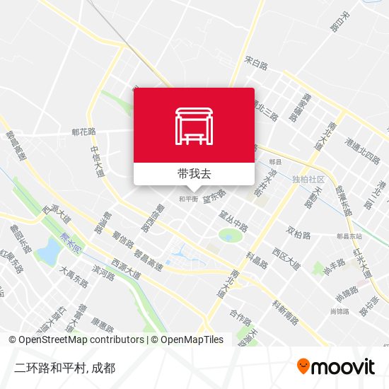 二环路和平村地图