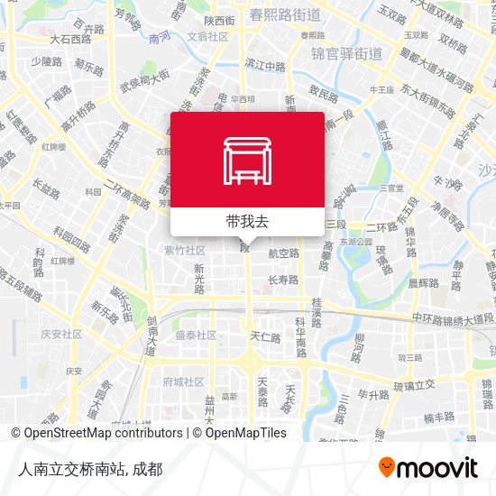 人南立交桥南站地图