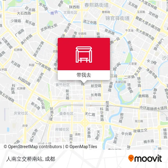 人南立交桥南站地图