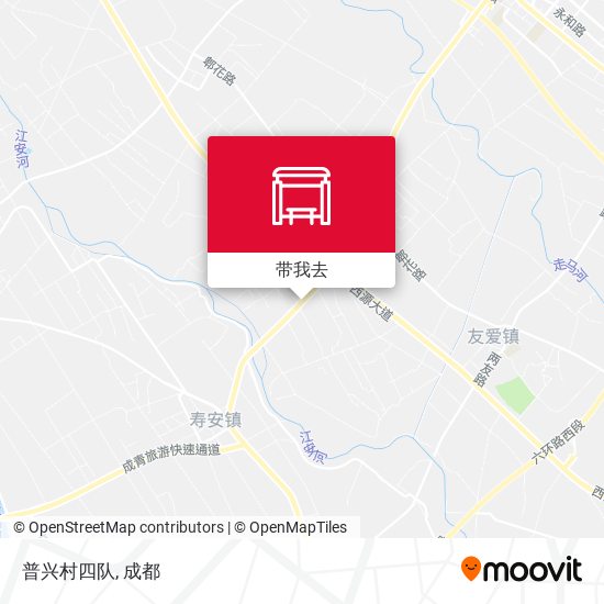 普兴村四队地图