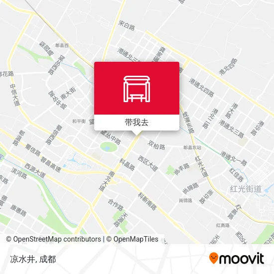 凉水井地图