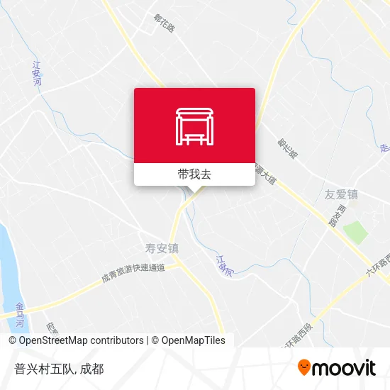 普兴村五队地图