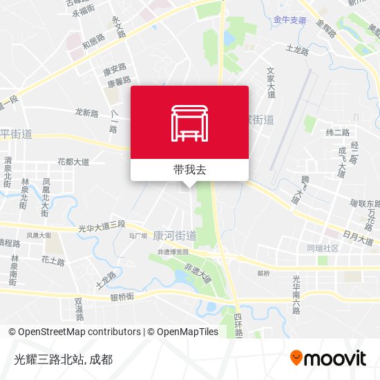 光耀三路北站地图