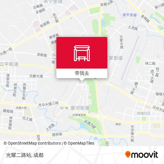 光耀二路站地图