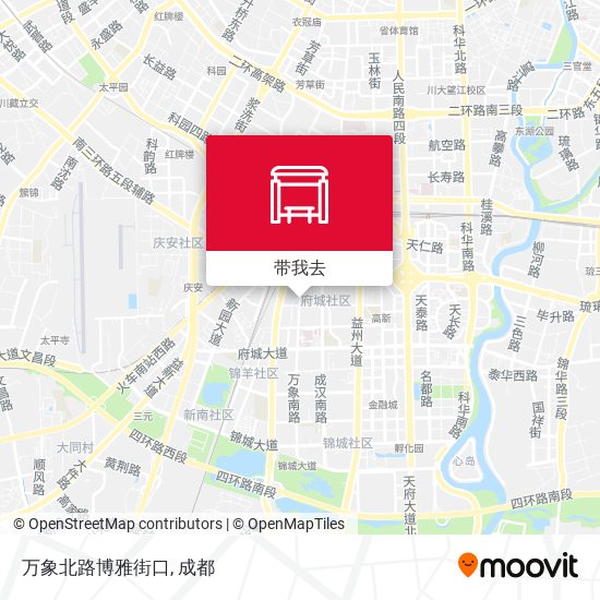 万象北路博雅街口地图